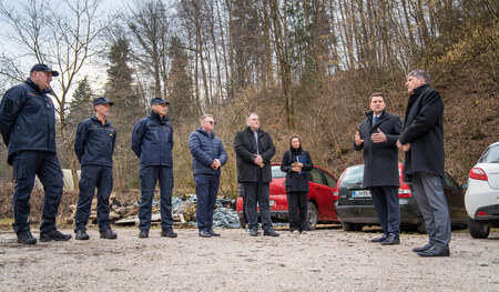 Ogled saniranih plazov v Košišah in izvajanje sanacije v Lanišah (18)